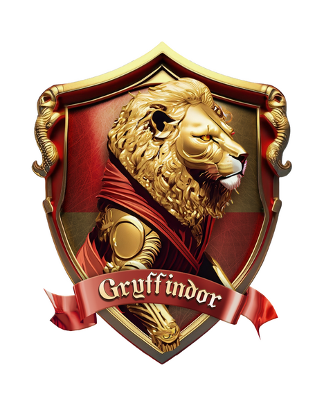 Gryffindor Logo. Collaboration with Luna Everard.
