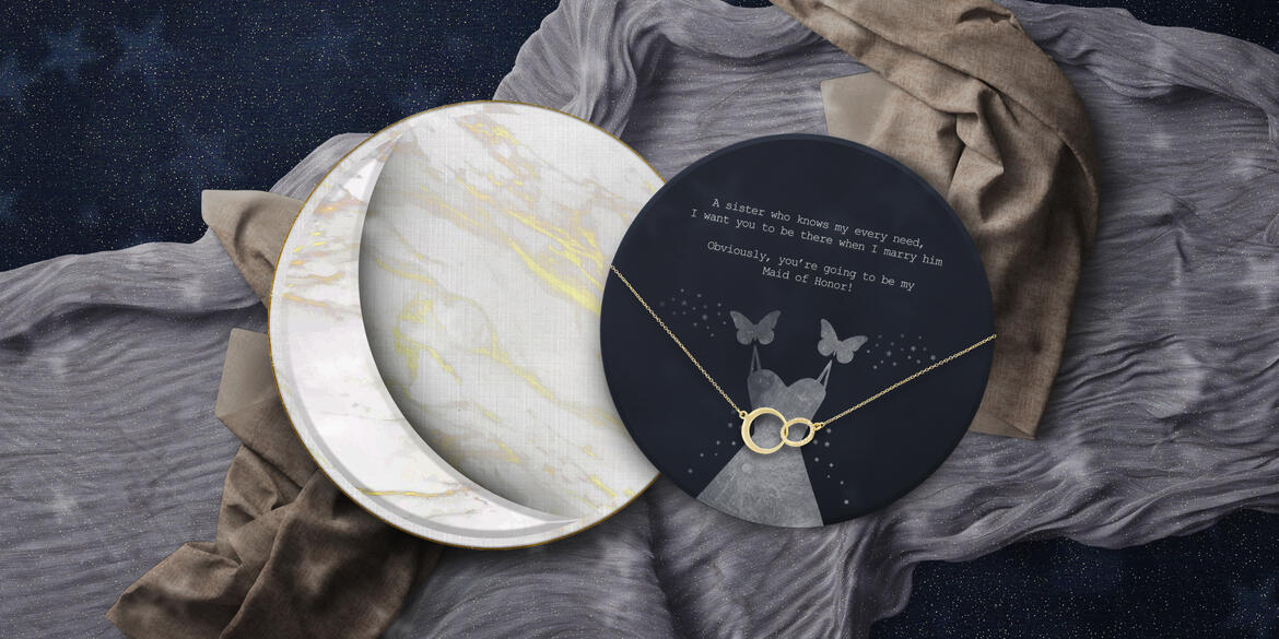 Gravitides Invitation for Maid of Honour.