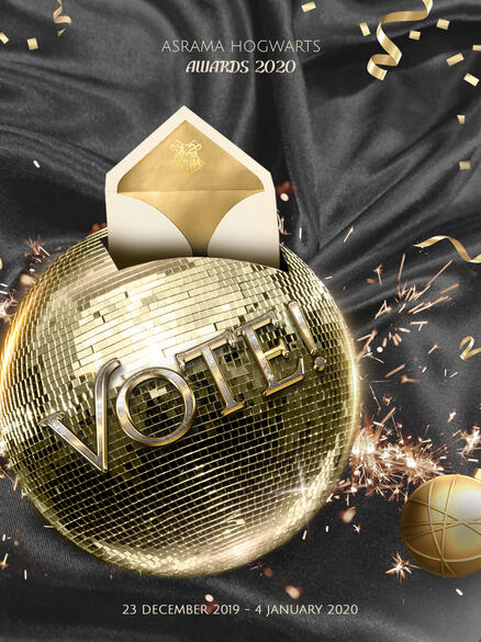 Hogwarts Awards 2020 Vote Poster. Collaboration with Luna Everard.