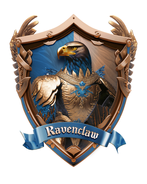 Ravenclaw Logo. Collaboration with Luna Everard.