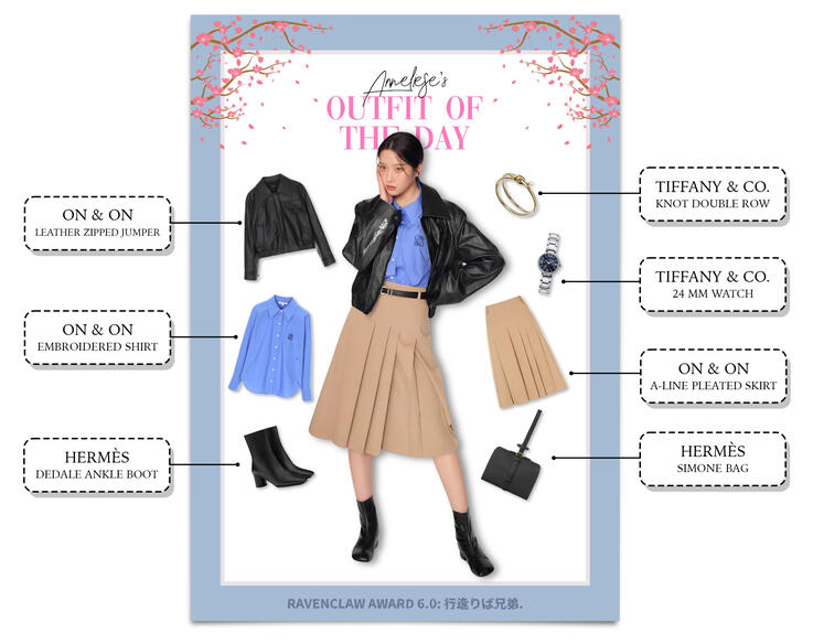 Outfit of The Day. Background template designed by Ravenclaw Awards 6.0 Committee.