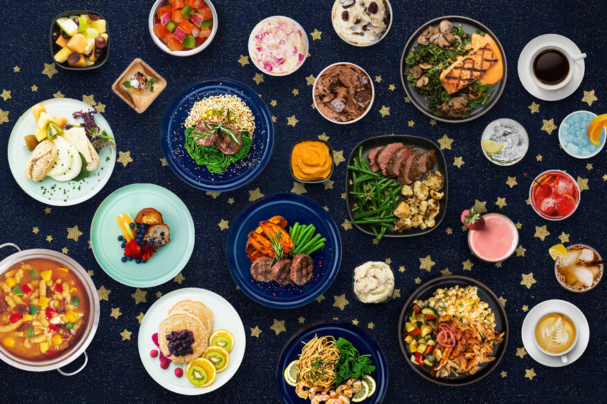 Gravitides Fine Dining Serving.