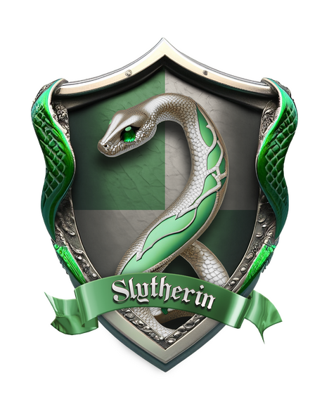 Slytherin Logo. Collaboration with Luna Everard.
