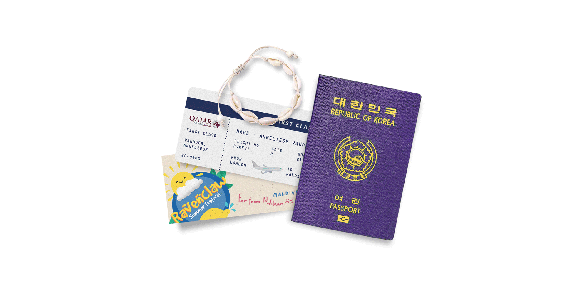 My Passport. Ticket template designed by Ravenclaw Summer Festival Committee.